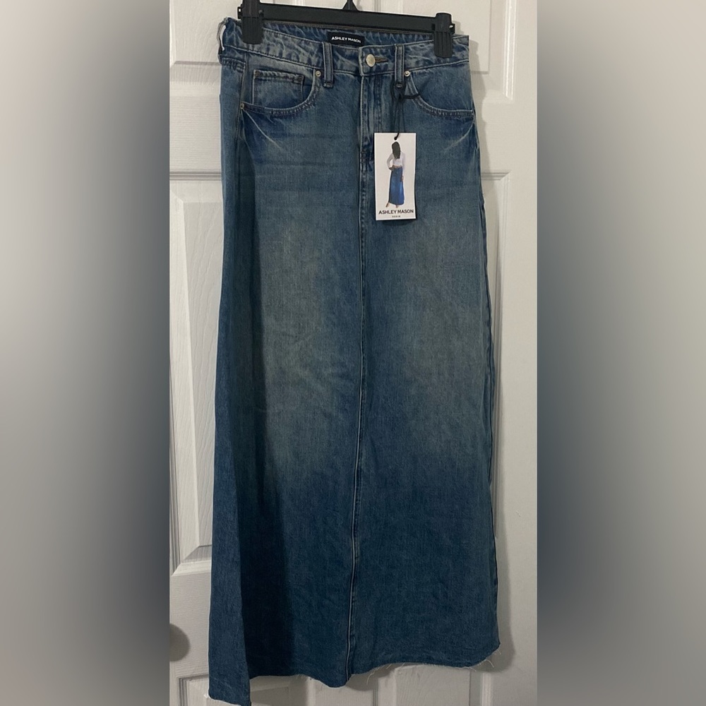 Jean Denim Skirt